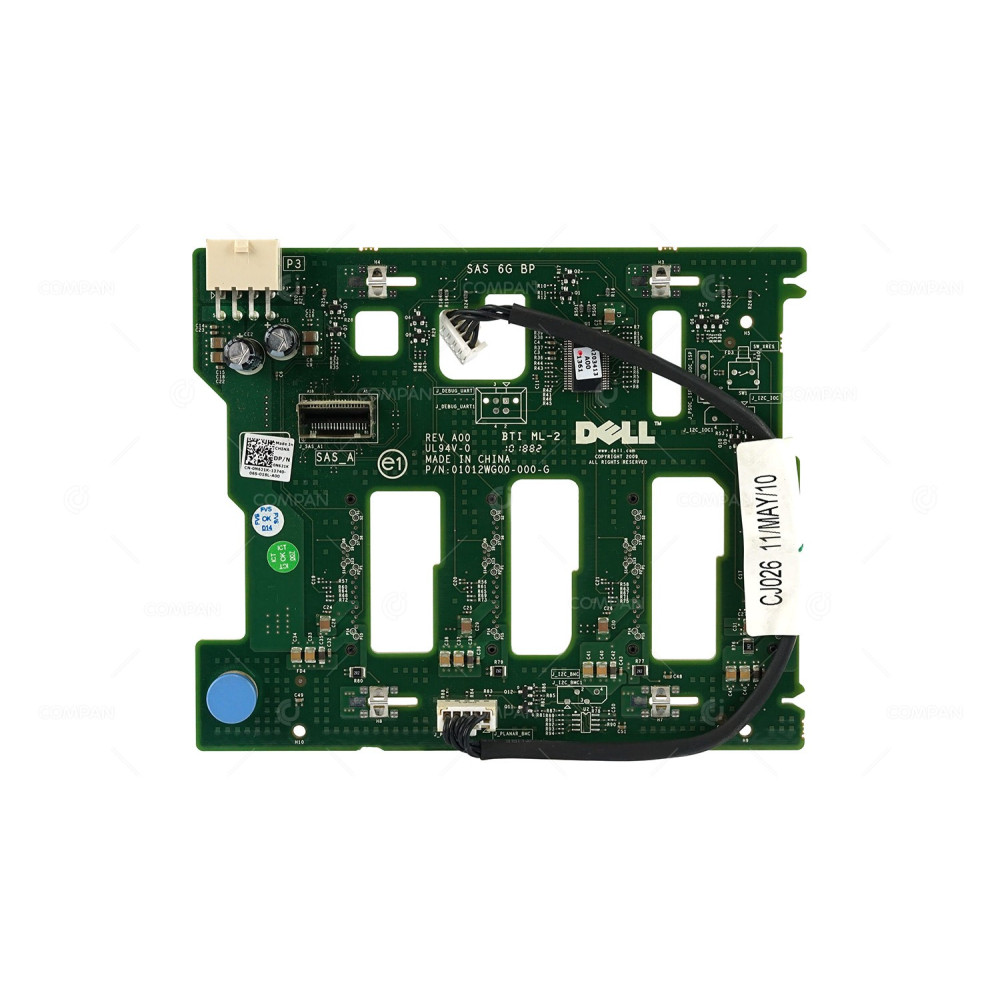 N621K  DELL BACKPLANE 4 BAY 3.5 LFF HDD FOR T310 G11